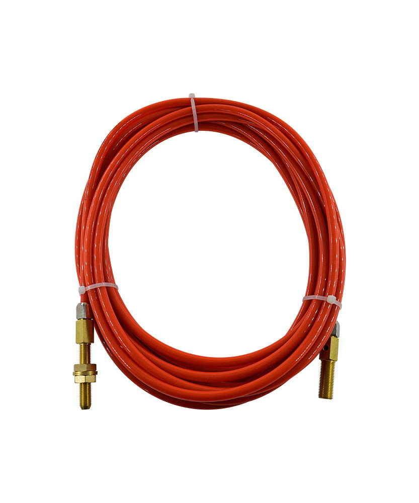 Tub ghidaj otel 1.6 mm, 8m rosu