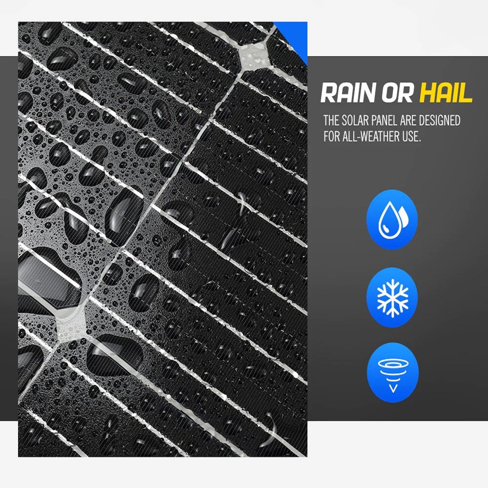 panou solar 30w, pentru incarcare baterii de 12v, utilizat in calatorii, rulote, camping, cabana 5 Panou Solar 30W, pentru incarcare baterii de 12V, utilizat in Calatorii, Rulote, Camping, Cabana - imagine 5