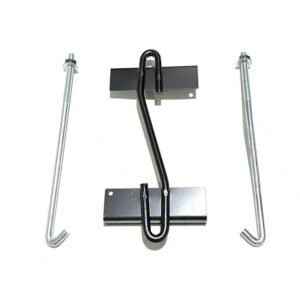 Suport Universal pentru fixare – asigurare baterie auto, metalic, culoare neagra